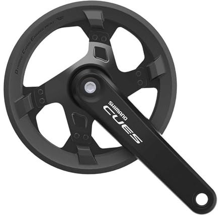 Shimano CUES FC-U4000 9/10/11-fach Kurbelgarnitur, Black, 175 mm