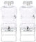 Rink Drink 8.7L Drinks Dispenser with Tap & Stand - Pack of 2 - Large Home Kitchen Outdoor Chrome Tap Water Dispensing Jug Indoor Juice Punch Bottle for BBQ, Party, Picnic, Events, Buffets
