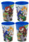 Golddunes 4pc Cups 260ml Cartoon Character Drinking Party Pack, Tumbler Re-Usable Plastic (Blue Sonic)
