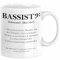 Trendation - Bassist Tasse Geschenk Definition Lustiger Spruch Bass-Spieler Geschenkidee (Weiß)