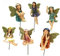 Limtula Juego de 6 Figuras Hadas en Miniatura para Jardín, Decoración Césped, Maceta, Escultura Resina, Adorno Jardín, Hadas para Exteriores
