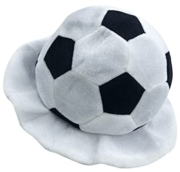 Amosfun karnevals hut faschings hut faschingsaccessoires gym fasching zubehör Plüsch lustiger Hut la Hut gefüllte Partyhüte Flanell fuß Sport Partyhut Requisiten Fan-Hut Block