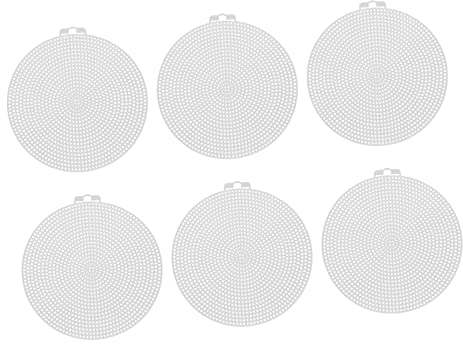 Operitacx 10 Stück Blatt Geflochtene Packungsdichtung Kreuzstich durchsichtige Kunststoffleinwand Kunststoff-Leinwandmuster bettwäsche Taschenzubehör selber machen Waffel Gittergewebe Suite