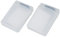 SRMAN Paquete de 2 fundas transparentes de almacenamiento para disco duro SATA HDD de 3.5 pulgadas