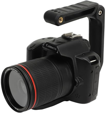 4K 64MP Digitalkamera mit Fülllicht und Mikrofon, WLAN, 3-Zoll-Bildschirm, 16-facher Digitalzoom, Vlogging-Kamera, Anti-Shake, 120° Weitwinkel, Nachtsicht, 62-mm-Makroobjektiv