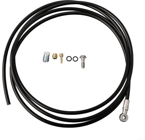 Kit tubo freno a disco idraulico per MT4 a MT Trail, lunghezza 2500 mm, modelli compatibili, raccordo pressato Banjo