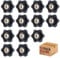 13 Pcs M5 Star Shape Knurled Clamping Nuts, Handle Nuts Diameter 25mm Knobs Grip Plastic Star Nut, Handle Wing Nut Thumb Bolts Thread For Machines And Furniture, Machine Tools, Fitness Equipment