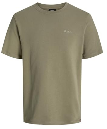 R.D.D. ROYAL DENIM DIVISION Herren Rdddaze Crew Neck Sweat Tee S/S Noos, Dusky Green, XL EU