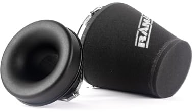 Ramair Performance Universal Air Intake Cone Velocity Stack Included - 102mm ID