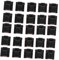 HOMSFOU 100St Desktop-Kabel-Organizer Selbstklebende Kabelklemmen fürs Auto Muschel Drahtklemmen Drahthaken für Kabel Telefon Auto kleine Kabelklemmen klebrige Kabelklemmen Plastik Black