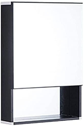 Lsoiup Modern Wall Mounted Bathroom Cabinet - Mirror, Space Saving Aluminum Rack - Vanity Mirror for Toilet & Bathtub