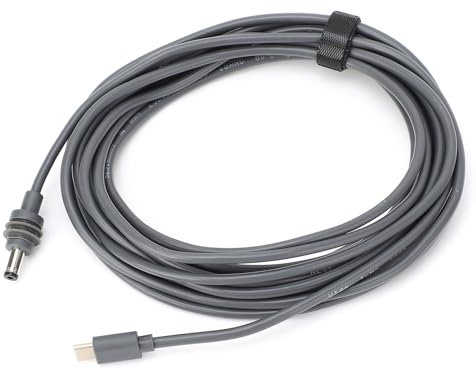 Cavo di Alimentazione da USB C a DC, Antenna Mini Piatti in Ingresso di Tipo C 100w, Cavo di Ricarica del Jack a Prova di Acqua, Adatta a 65W+ PD FORTE, per Utenti Non Tecnici