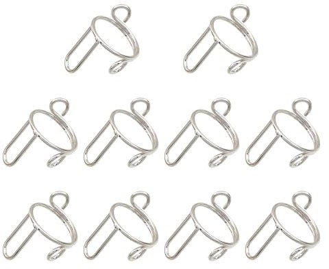 Fasion Ring Women Wudu Nail Rings Non Tarnish 10PCS Adjustable No Glue No Women Gift Ring Set For HALAL NAILS Decoration (10 Pieces) Chunky Initial (A, One Size)