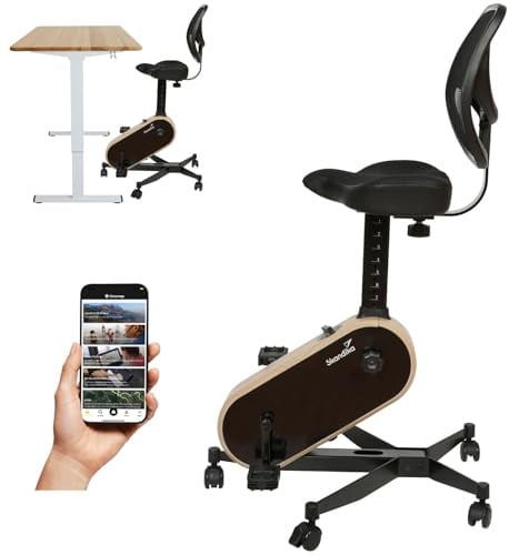 Skandika Pedaltrainer Liten Arm- und Beintrainer Mini Heimtrainer Minitrainer für zu Hause, Büro und Schreibtisch | LCD Trainingscomputer, 8 Stufen, Magnetbremse | 110kg Benutzergewicht