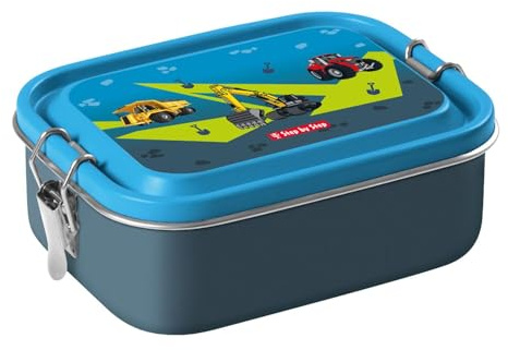 Step by Step Lunchbox Stainless Steel Vehicle blau
