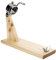 San Ignacio Madera JAMONERO Cabezal Giratorio Acero, 2X30CM Sevilla, 48,6x18,2x30
