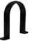 Round Downpipe Bracket - Black - Pack of 5