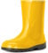 Ladeheid Gummistiefel Kinder Hohe wasserdichte Regenstiefel für Jungen und Mädchen LA-939 (Gelb, 33 EU)
