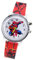 Leuchtende Armbanduhr Spiderman Superhelden – Armbanduhr für Jungen mit mehrfarbigem Licht, Rot, Riemen, Rot, Armband, rot, Riemen