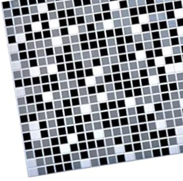 Untitled 3D PVC Wandpaneele | Deckenpaneele | Paneele Mosaikoptik | 1 Platte - 0.5 qm | Wanddeko | Wandverkleidung | Wasserfest - Black