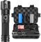 Wiederaufladbare Taschenlampen LED Super Bright 10000 Lumen CREE XHP70.2 USB Taschenlampe High Power Tactical Handlampe IP67 Wasserdicht 5 modi Handheld Emergency Flashlight Camping Wandern 26650 Akku