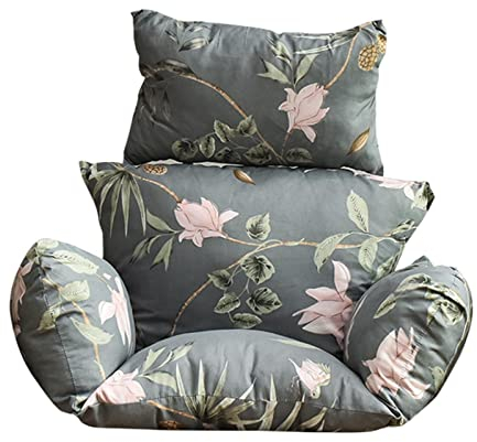 dobooo Hängesessel-Kissen, Hängesessel-Kissen – waschbares Schaukelsessel-Kissen, Terrassen-Hänge-Stuhl-Pad, Garten-Hängekorb-Stuhl-Sitz (nur Kissen)