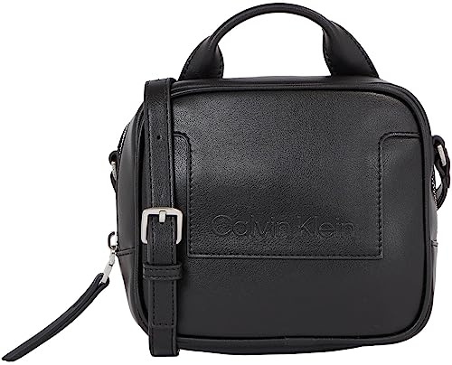 Calvin Klein Femme Sac à Bandoulière Camera Bag Petit, Noir (Ck Black), Taille Unique