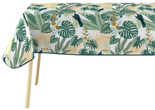 Douceur d'Intérieur, Nappe Rectangle (140 x 240 cm) Guyana, PVC Textilia