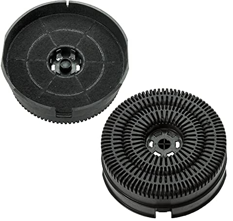 SPARES2GO Carbon Filter compatible with Elica ERA-STD-80 ELITE 14 ERA GR Cooker Hood Extractor (Pack of 2)