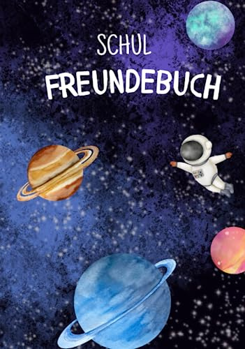 Weltall Schul Freundebuch