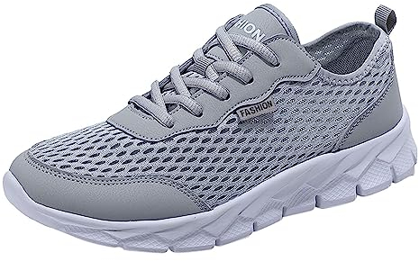 Scarpe da Camminata Donna estive Stivali Antinfortunistica Uomo Pelle Scarpe Uomo Nere Stivali Uomo Pelle Marrone 2023 Sneakers Zeppa Interna Grey-a 7.99