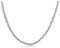 Hochwertige Halskette aus Edelstahl - Robuste Halskette - Massive Königskette 60 cm | 4 mm - Cuban Link Chain Glieder-Kette Panzerkette - Handgemachter Herren-Schmuck (Industrial Silber 2mm)