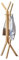 Porte Manteau Porte-manteau En Bois Autoportant, Porte-manteau De Salon Porte-manteau En Bois De Caoutchouc Cintre Créatif Pour Entrée De Hall De Bureau À Domicile Porte Manteau Sur Pied ( Color : Pri
