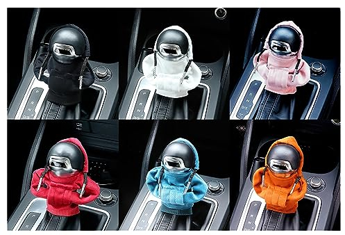 Schalthebel Hoodie, Auto Schaltknauf Abdeckung,6 Stück Schaltknauf Abdeckung,Schaltknauf Hoodie Abdeckung, Schaltknauf überzug für Auto Dekoratives (6 Stück)