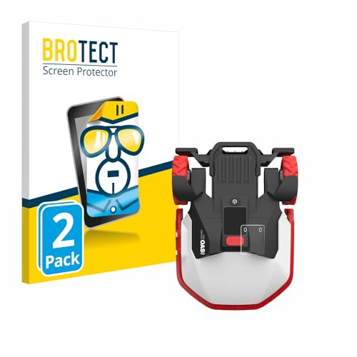 BROTECT Schutzfolie für Kress Mission Mega 3000 KR133E | 2 Stück Transparenter Displayschutz Made in Germany Klare Displayschutz-Folie Clear Einfache Montage Case-Friendly