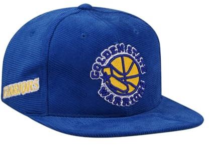 Mitchell & Ness Golden State Warriors Blue Cord Hardwood Classic Snapback Cap