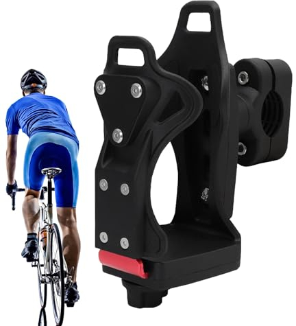 SHRIGM Porte-gobelet d'eau pour Moto,Porte-Bouteille d'eau pour Moto,Porte-bidon Universel à Montage sur Pare-Chocs - Porte-bidon en Alliage d'aluminium pour vélos, VTT et Motos