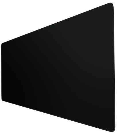 TITANWOLF Extra Large Gaming Mouse Mat 1500x600mm Oversize - XXXL Mouse Pad with motif - Desk Pad XXXL Extended – For Precision and Speed - Non-Slip Rubber Base – For Mouse and Keyboard - Black