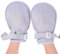 HEINALOUS Demenz-Handfessel-Handschuhe mit festem Band, Sicherheit, atmungsaktiv, kratzfest, doppelte Sicherheitshandschuhe, für Demenz-Patienten, ältere Menschen, Pflegekräfte, Unisex, 2 Stück, Grau