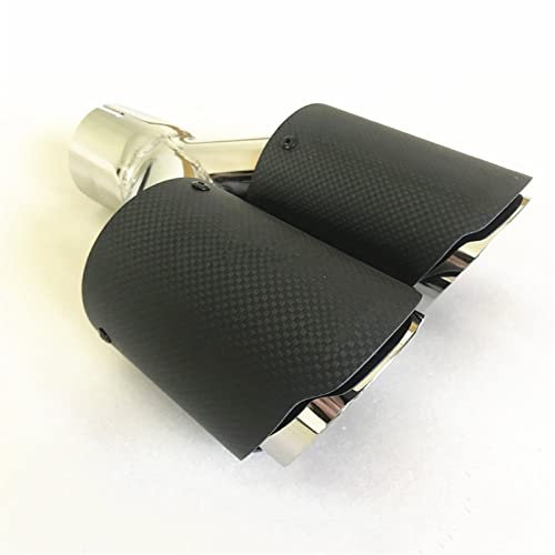 Exhaust Pipe 1 Pcs Car Exhaust Pipe Carbon Fibre Stainless Steel Universal Automobile Muffler Tail Throat