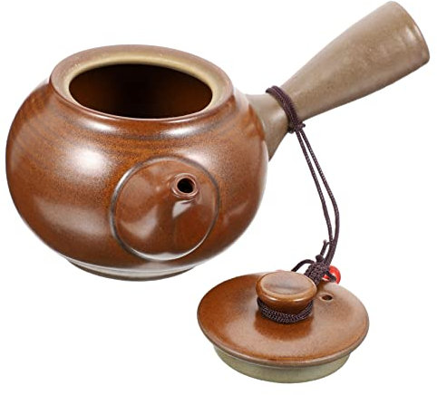 Ciieeo Ceramic Teapot Vintage Teapot Tea Dispenser Teaware Tea Kettle for Household and Water Boiling Pot