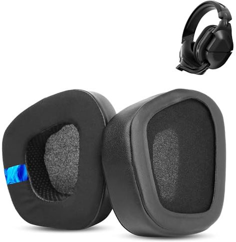 Stealth 600 Earpads,HAIZEEN Earpads Compatible with Turtle Beach Stealth 600 Gen 2 PS5 PS4 Pro Wireless Gaming Headphones Ear pads Replacement Cushion(Cooling Gel layer)