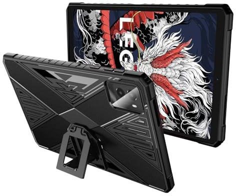 TPU Protective Case With Kickstand For Lenovo Legion Y700 (2024) Third Generation Gaming Tablet, Light Weight Friendly Soft Back Shell (Black)