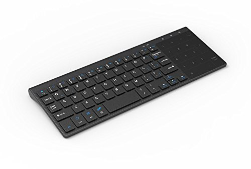 Mini USB Dual Mode Bluetooth + wireless keyboard with trackpad touchpad two-in-one keyboard Rechargeable Ultra Slim small mouse pad For PC MAC laptop windows set