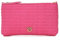 Pinko Pochette fucsia da donna in rafia sintetica intrecciata UNI