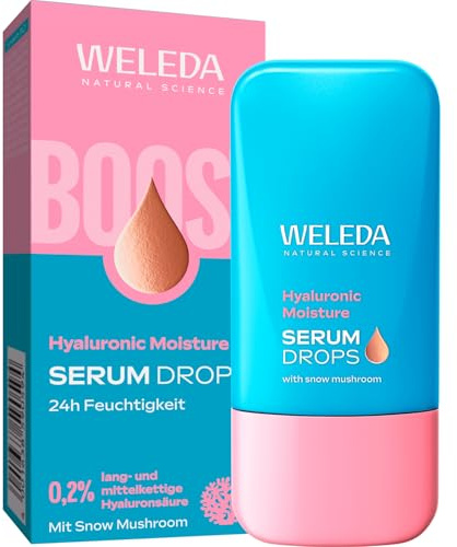 WELEDA - Hyaluronic Moisture Serum Drops - 30 ml - Soin personnalisé - Boost d’hydratation - NATRUE - 30 ml
