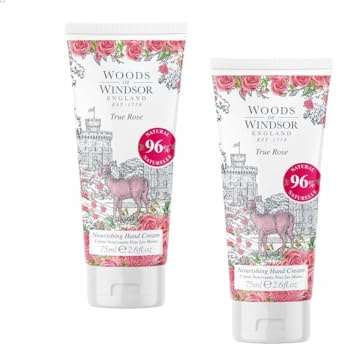 2 x Woods of Windsor Handcreme True Rose 75ml (1 x 2 Stück)