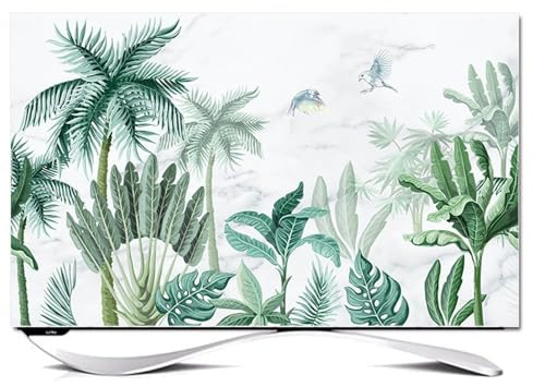 FUELIX Protezioni TV Copertura Antipolvere Coperture Protettive per Televisori Copertura Antipolvere per Schermo TV/Computer per Interni Copritelevisori da Appendere/Schermo Curvo A10,45-48inch