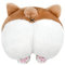 SCSpecial Car Neck Pillow Niedliches Corgi Butt Kopfstütze Baumwollkissen Weiches Kopfstützenkissen