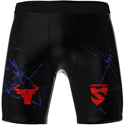 SMMASH Vale Tudo Pro Trainingshose für Herren Kurz MMA Kampfsport Boxen Sport Gym Fitness, Kurze Hose, Sporthose Kurz, Männer-Sportbekleidung, Kampfhose Fightshorts für Thaiboxen Kickboxen